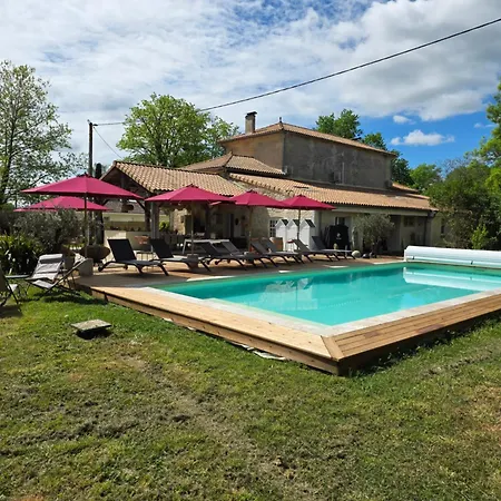 Chateau Sora Warm With Swimming Pool For 16 Prázdninový dům Saint-Ciers-d'Abzac